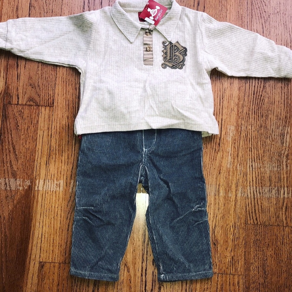 BARATIN polo & corduroy Pant